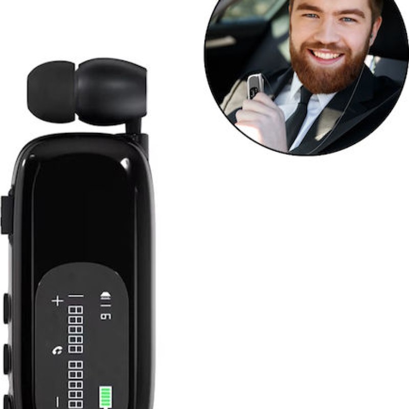 Ακουστικό πέτου Bluetooth Handsfree Takemore T98 μαύρο Ακουστικό πέτου Bluetooth Handsfree Takemore T98 μαύρο