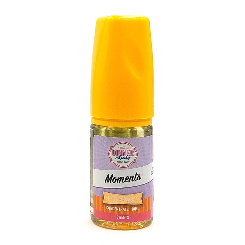 Dinner Lady Moments Peach Bubble Flavor 30ml Dinner Lady Moments Peach Bubble Flavor 30ml