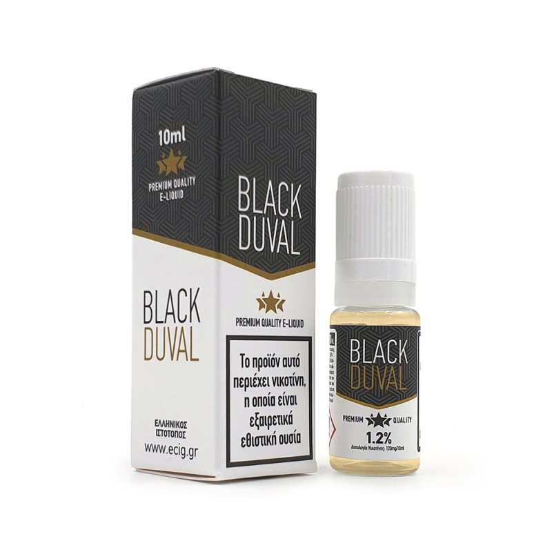 Καπνός Black Duval - 10ml - 12mg/ml (1.2%) Καπνός Black Duval - 10ml - 12mg/ml (1.2%)