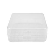 Διάφανη Πλαστική Θήκη 2x26650 - Transparent