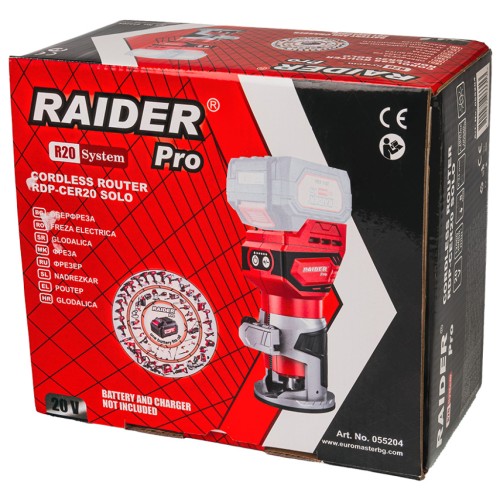 RAIDER R20 solo Κουρευτικό Περιθωρίων 20V 8mm 12000-30000min-1 RDP-CER20 055204