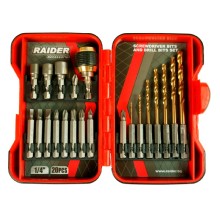 RAIDER ΜΥΤΕΣ 1/4'' ΣΕΤ 20τεμ 157797