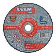 RAIDER ΤΡΟΧΟΣ ΚΟΠΗΣ ΜΕΤΑΛΛΟΥ PRO 125*2.5*22.2mm 160124