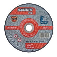 RAIDER ΤΡΟΧΟΣ ΚΟΠΗΣ ΜΕΤΑΛΛΟΥ PRO 180*3*22.2mm 160126