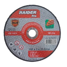 RAIDER ΤΡΟΧΟΣ ΚΟΠΗΣ ΠΕΤΡΑΣ PRO 180*3*22.2mm 160136