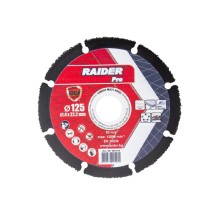 RAIDER ΤΡΟΧΟΣ ΚΟΠΗΣ CARBIDE 125x1,4mm 160154