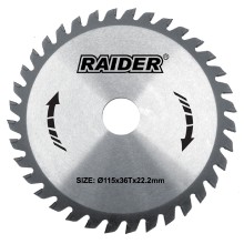 RAIDER ΔΙΣΚΟΣ ΜΕ ΚΑΡΒΙΔΙΟ ΤΟΥ ΒΟΛΦΑΡΜΙΟΥ 165x20mm24T 163143