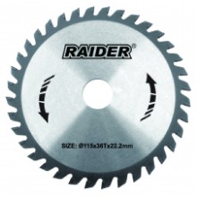 RAIDER ΔΙΣΚΟΣ ΚΟΠΗΣ ΞΥΛΟΥ Φ25,4/Φ254/60Δόντια 163114