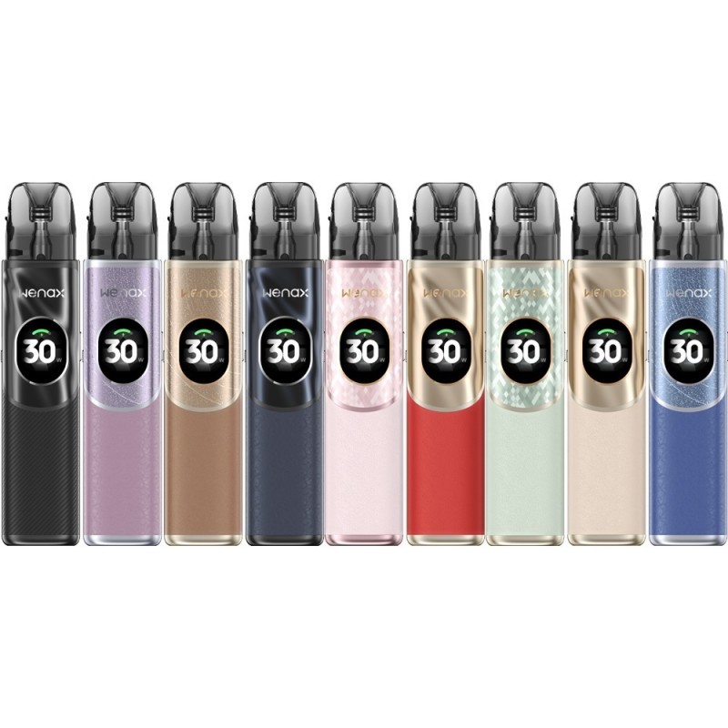  GeekVape Wenax Q2 Fiber Black Ηλεκτρονικό Τσιγάρο Pod Kit 3ml με Ενσωματωμένη Μπαταρία