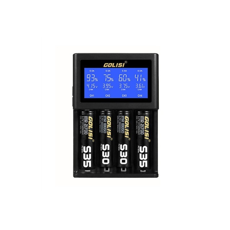 Golisi S4 2,0A Smart Charger with LCD Screen Golisi S4 2,0A Smart Charger with LCD Screen