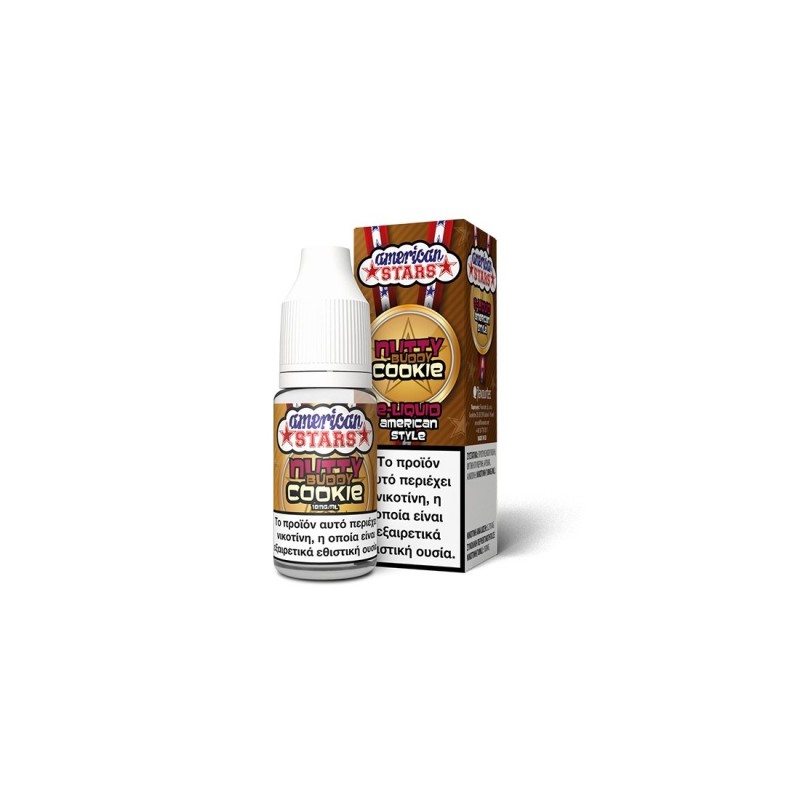 American Stars Nutty Buddy Cookie 10ml 3mg American Stars Nutty Buddy Cookie 10ml 3mg
