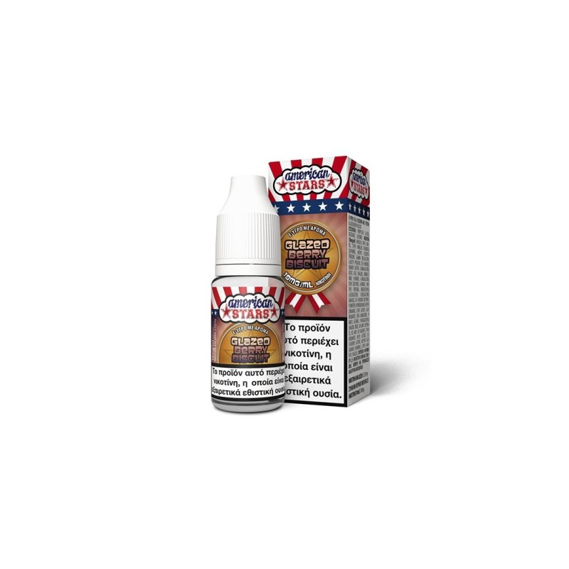 American Stars Glazed Berry Biscuit 10ml 3mg