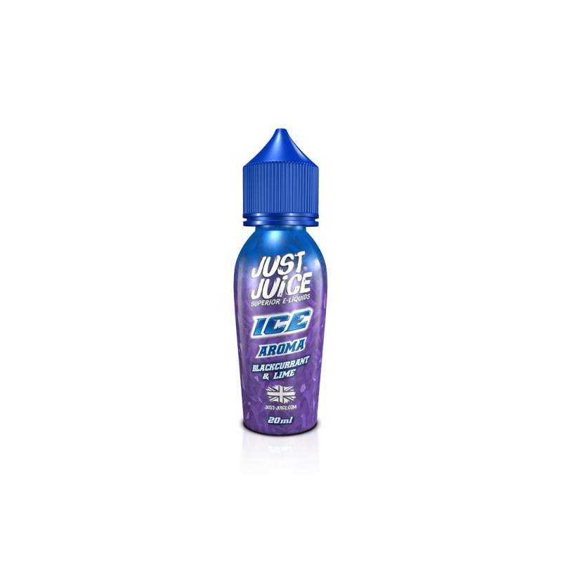 Just Juice Ice Blackcurrant & Lime Flavour Shot 20/60ml Just Juice Ice Blackcurrant & Lime Flavour Shot 20/60ml