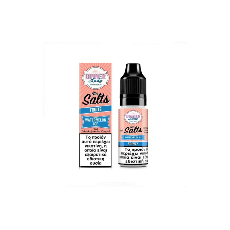 Dinner Lady Salt Watermelon Ice 10ml 20mg Dinner Lady Salt Watermelon Ice 10ml 20mg