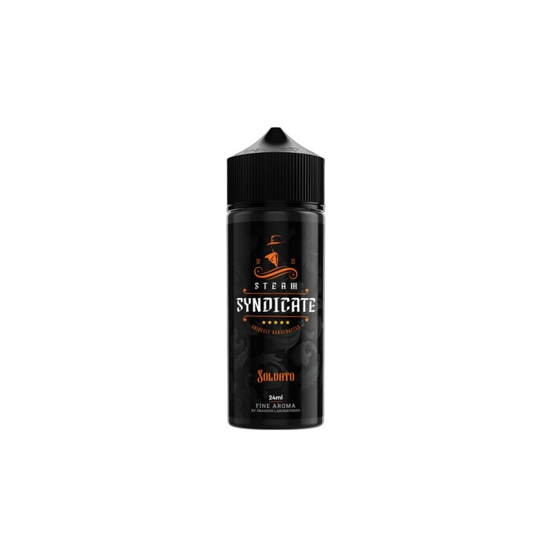 Steam Syndicate Soldato Flavour Shot 24/120ml Steam Syndicate Soldato Flavour Shot 24/120ml