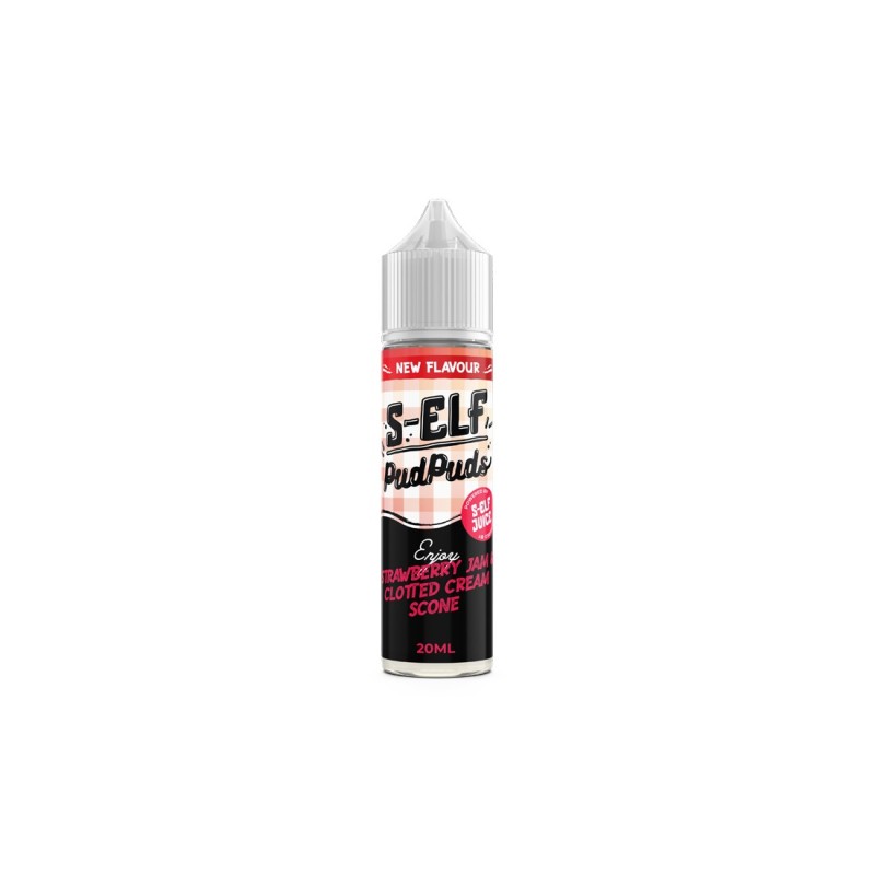 S-Elf Juice Pud Puds Strawberry Jam & Clotted Cream Scone Flavour Shot 20/60ml