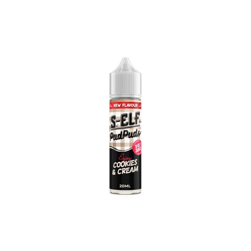 S-Elf Juice Pud Puds Cookies and Cream Flavour Shot 20/60ml