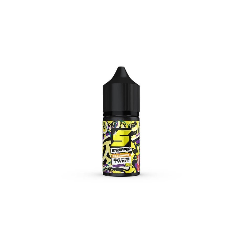 Strapped Reloaded Sour Citrus Twist Flavour Shot 8/30ml
