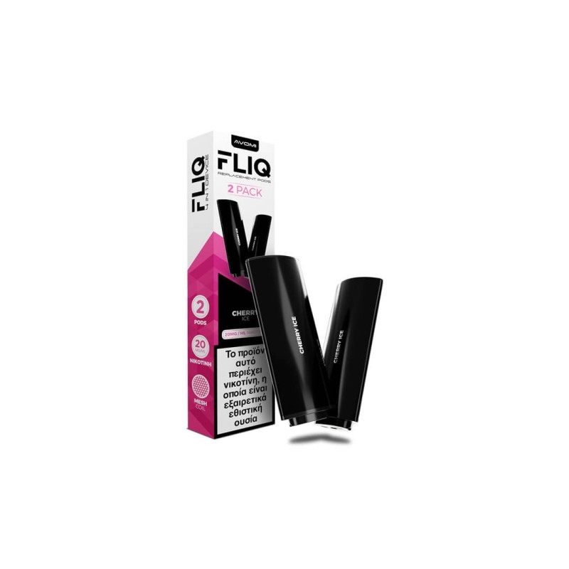 AVOMI FLIQ Cherry Ice Prefilled Pod 2ml 20mg (PACK OF 2) AVOMI FLIQ Cherry Ice Prefilled Pod 2ml 20mg (PACK OF 2)