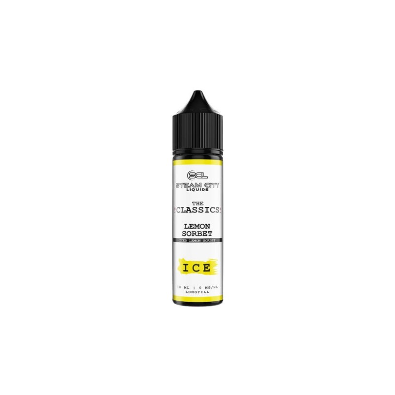 Steam City The Classics Lemon Sorbet Ice Flavour Shot 10/60ml Steam City The Classics Lemon Sorbet Ice Flavour Shot 10/60ml