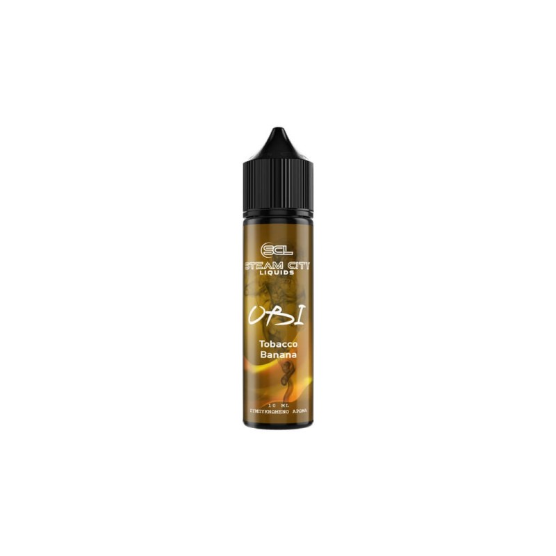Steam City Obi Tobacco Banana Flavour Shot 10/60ml Steam City Obi Tobacco Banana Flavour Shot 10/60ml