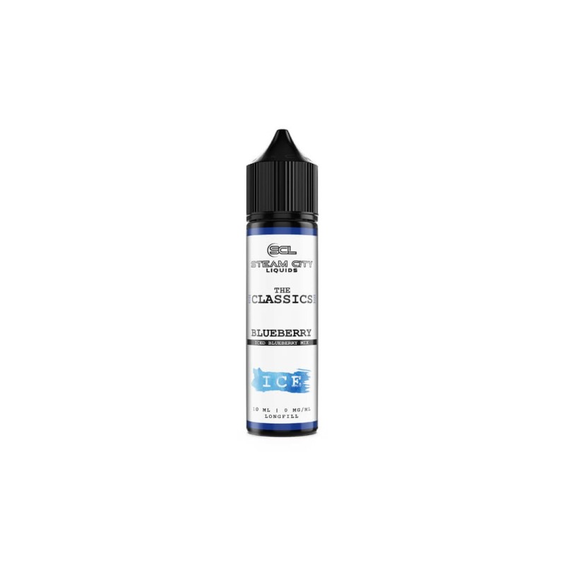 Steam City The Classics Blueberry Ice Flavour Shot 10/60ml