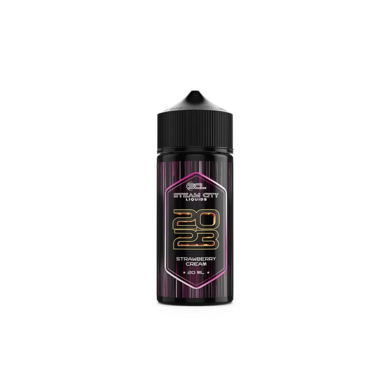Steam City 2023 Strawberry Cream Flavour Shot 20/120ml