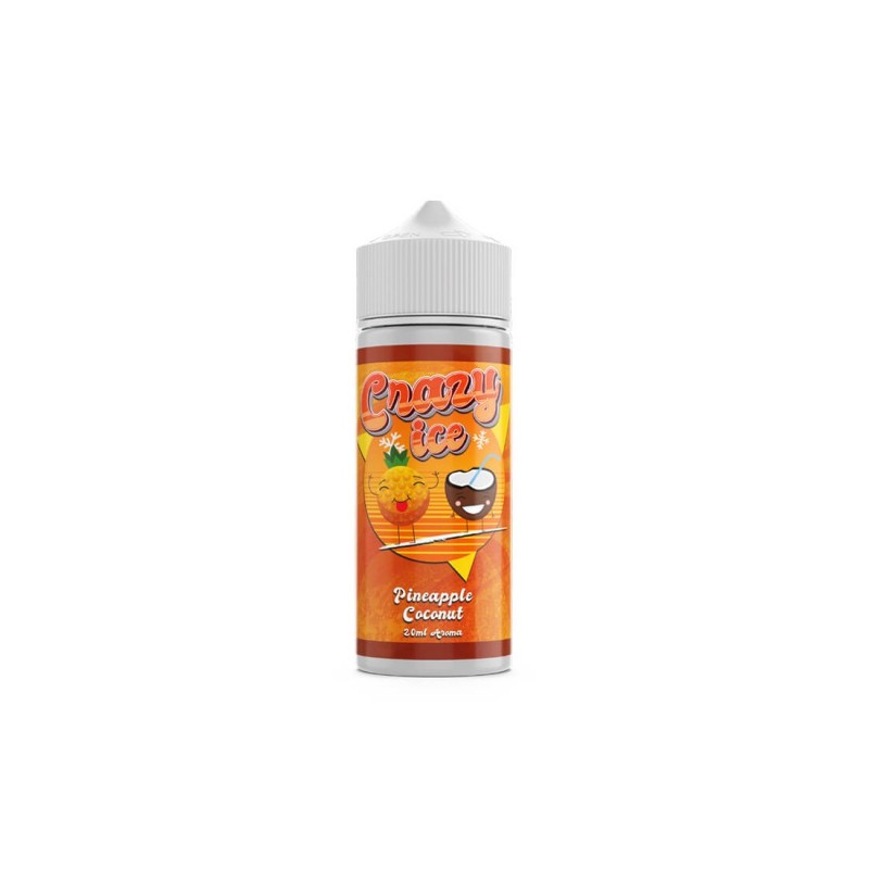 Steam City Crazy Ice Pineapple Coconut Flavour Shot 20/120ml Steam City Crazy Ice Pineapple Coconut Flavour Shot 20/120ml