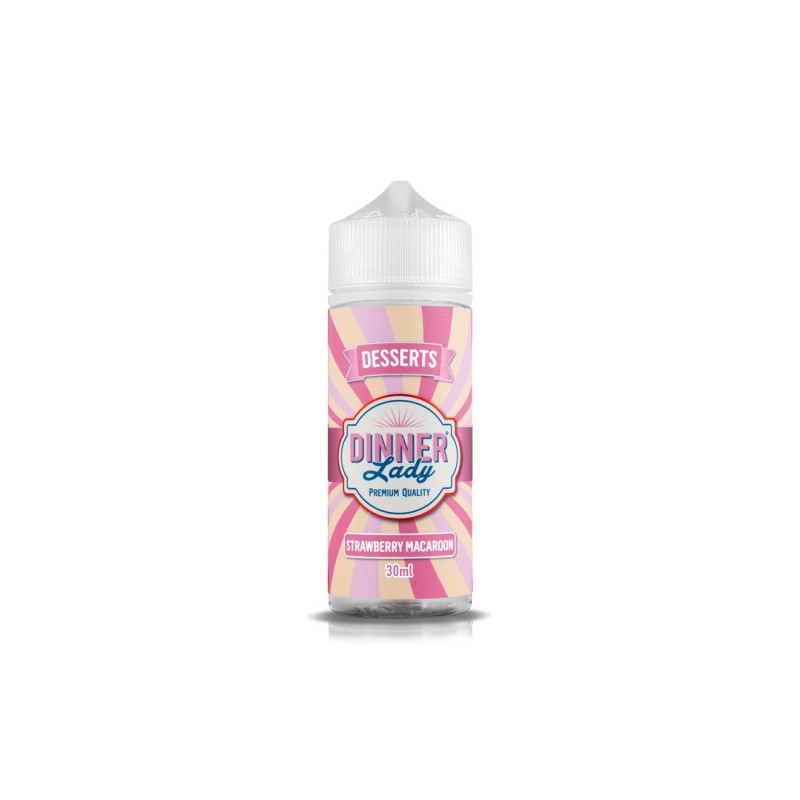 Dinner Lady Strawberry Macaroon Flavour Shot 30/120ml Dinner Lady Strawberry Macaroon Flavour Shot 30/120ml