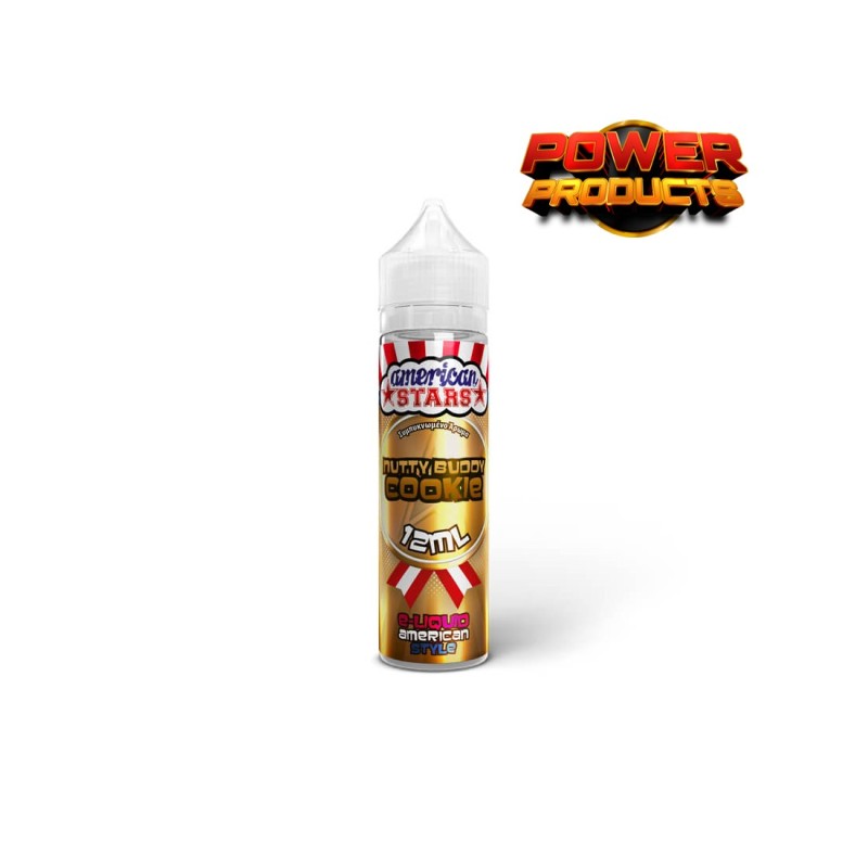 American Stars Nutty Buddy Cookie Flavour Shot 12/60ml American Stars Nutty Buddy Cookie Flavour Shot 12/60ml
