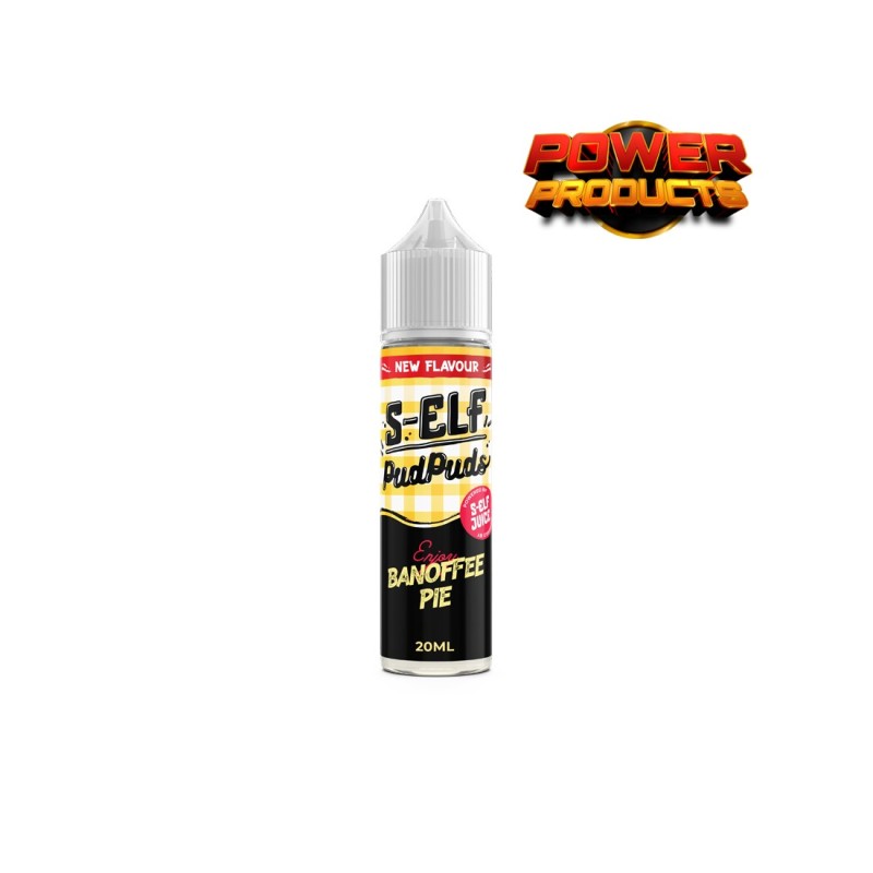 S-Elf Juice Pud Puds Banofee Pie Flavour Shot 20/60ml S-Elf Juice Pud Puds Banofee Pie Flavour Shot 20/60ml