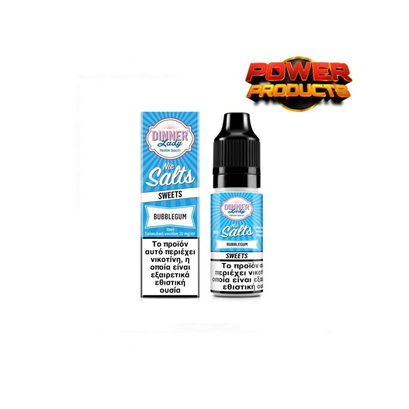 Dinner Lady Salt Bubblegum 10ml 20mg Dinner Lady Salt Bubblegum 10ml 20mg