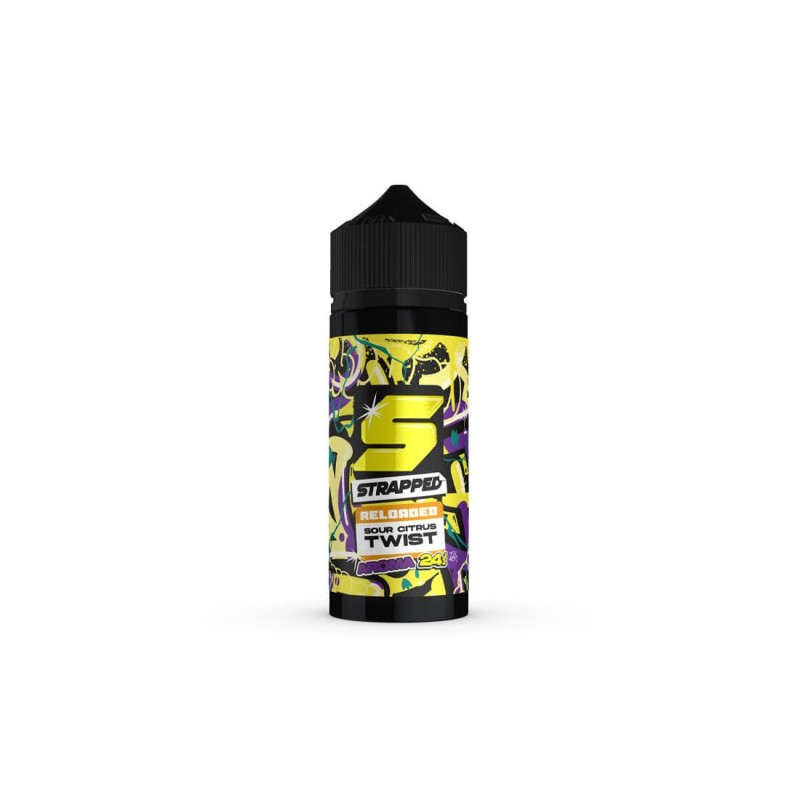 Strapped Reloaded Sour Citrus Twist Flavour Shot 24/120ml Strapped Reloaded Sour Citrus Twist Flavour Shot 24/120ml