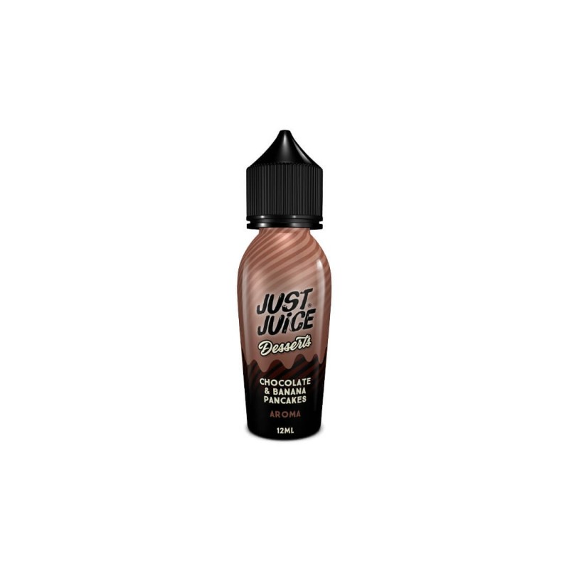 Just Juice Desserts Chocolate and Banana Pancakes Flavour Shot 12/60ml Just Juice Desserts Chocolate and Banana Pancakes Flavour Shot 12/60ml
