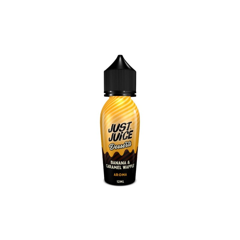 Just Juice Desserts Banana and Caramel Waffle Flavour Shot 12/60ml Just Juice Desserts Banana and Caramel Waffle Flavour Shot 12/60ml