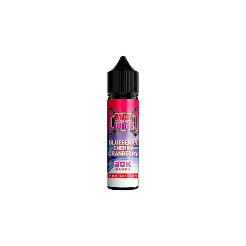 Mad Juice Pod Edition Blueberry Cherry Cranberry Flavour Shot 12/60ml