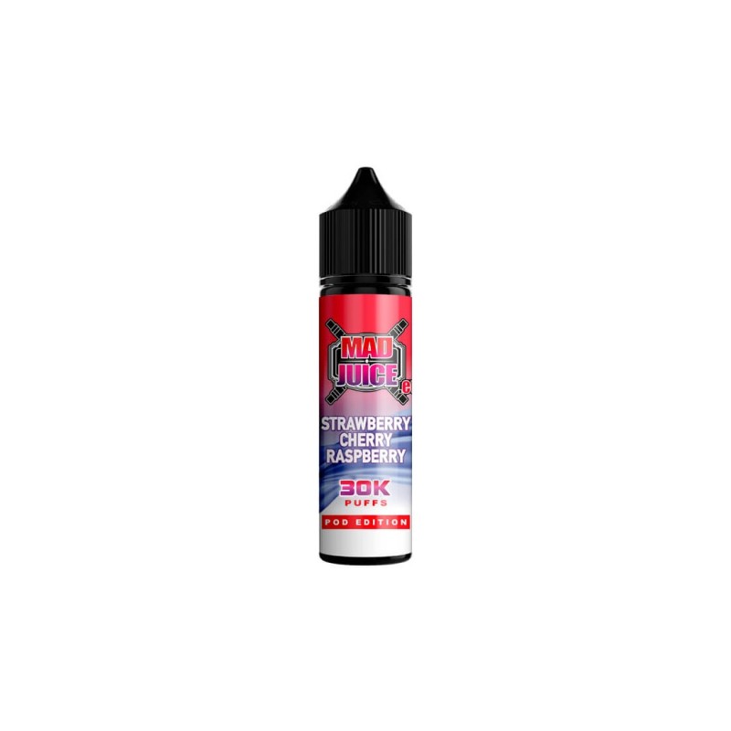 Mad Juice Pod Edition Strawberry Cherry Raspberry Flavour Shot 12/60ml