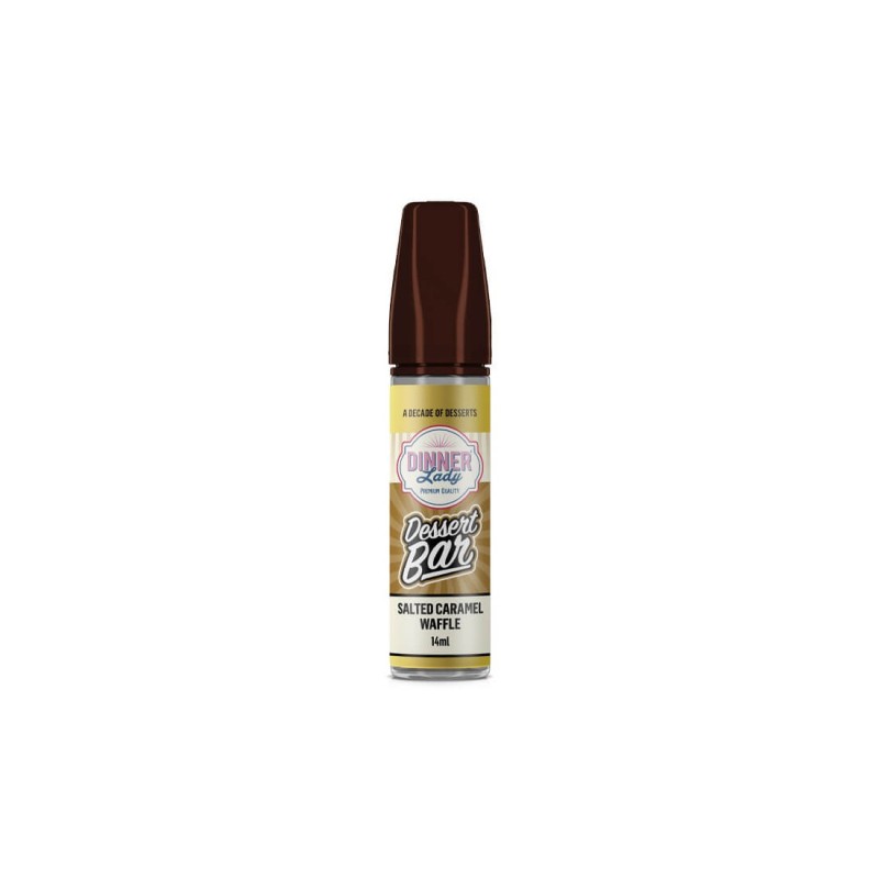 Dinner Lady Dessert Bar Salted Caramel Waffle Flavour Shot 14/60ml Dinner Lady Dessert Bar Salted Caramel Waffle Flavour Shot 14/60ml