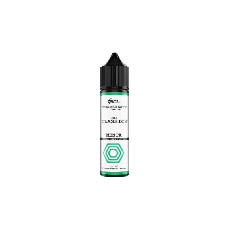 Steam City The Classics Menta Flavour Shot 10/60ml Steam City The Classics Menta Flavour Shot 10/60ml
