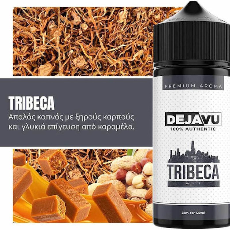 Dejavu Flavor Shot Tribeca 25ml/120ml 1τμχ Καπνικό με Ξηρούς Καρπούς/ Καραμέλα