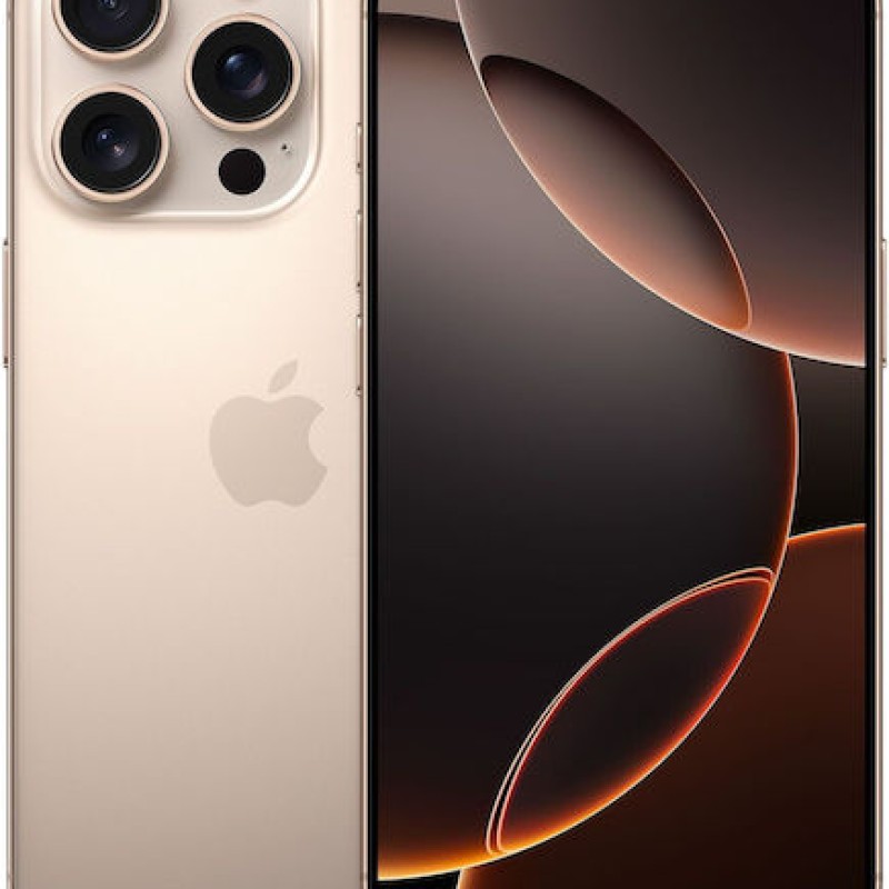 Apple iPhone 16 Pro Max (8/256GB) Desert Titanium,εκθεσιακο Apple iPhone 16 Pro Max (8/256GB) Desert Titanium,εκθεσιακο